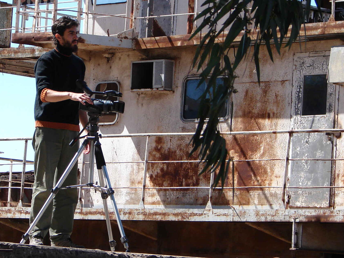 Trabajando para la serie de películas documentales "Versiones de la Ciudad"